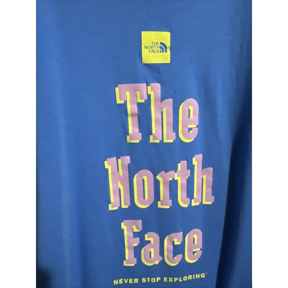 The North Face Shirt Mens XL Blue Short Sleeve Crew Neck